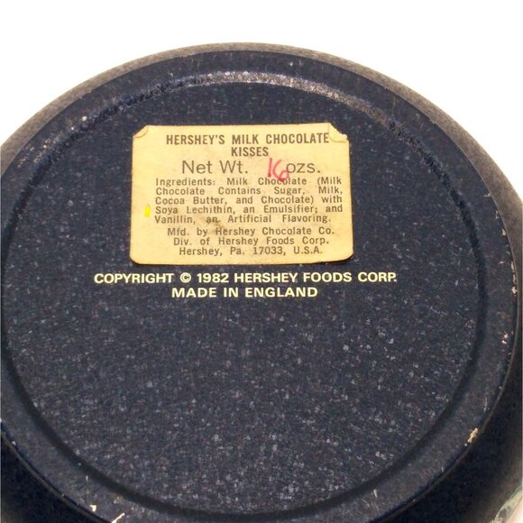 Hershey's Milk Chocolate Kisses Tin 1982 Limited Edition Collectible Vintage VGC - Picture 3 of 6